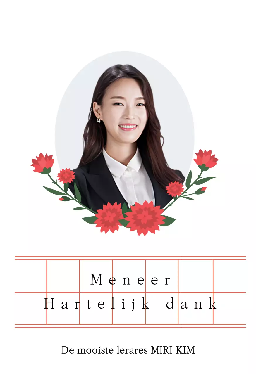 Een sentimentele kijk op lerarendag met manuscriptpapier en anjers