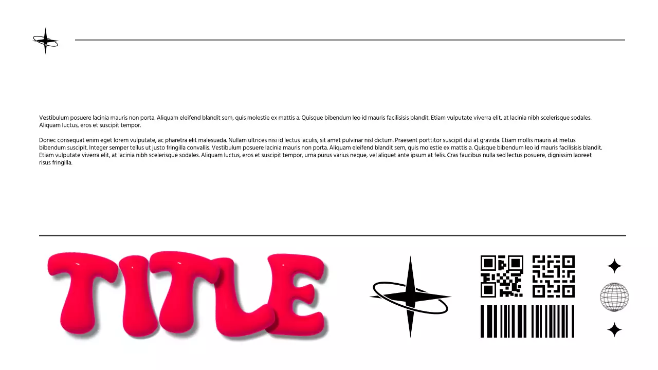 Wit en rood modern 3D marketingrapport