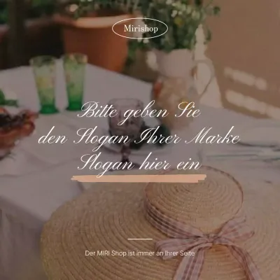 Förderung eines trendigen Social Media Marketing Feeds in Rosa und Elfenbein