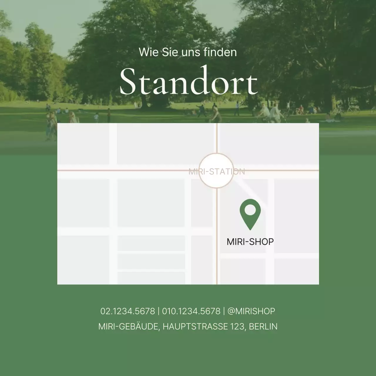 Förderung eines umweltfreundlichen, modernen Social-Media-Marketingauftrags