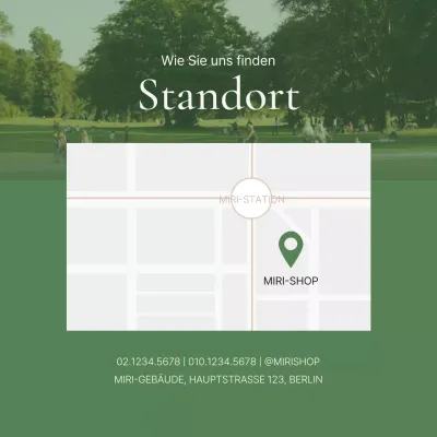 Förderung eines umweltfreundlichen, modernen Social-Media-Marketingauftrags