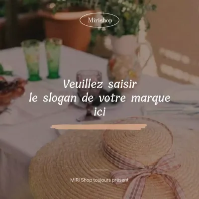 Promouvoir un flux de médias sociaux tendance en rose et ivoire