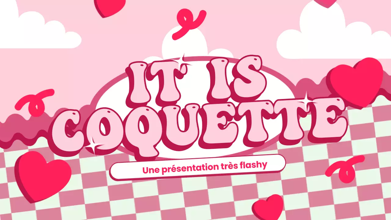 Pink Trendy Coquette Lecture Material