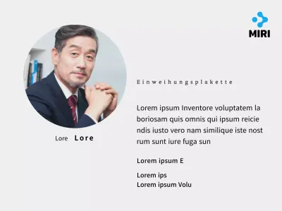 Eine sauber aussehende Einweihungsplakette mit Ihrem Firmenlogo