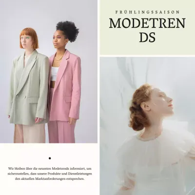 Beige Elegante Modetrends Leitfaden