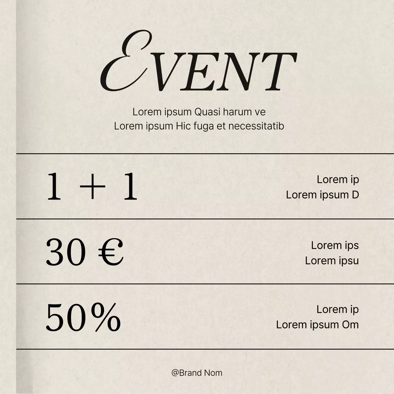 Promouvoir un flux de médias sociaux tendance en rose et ivoire