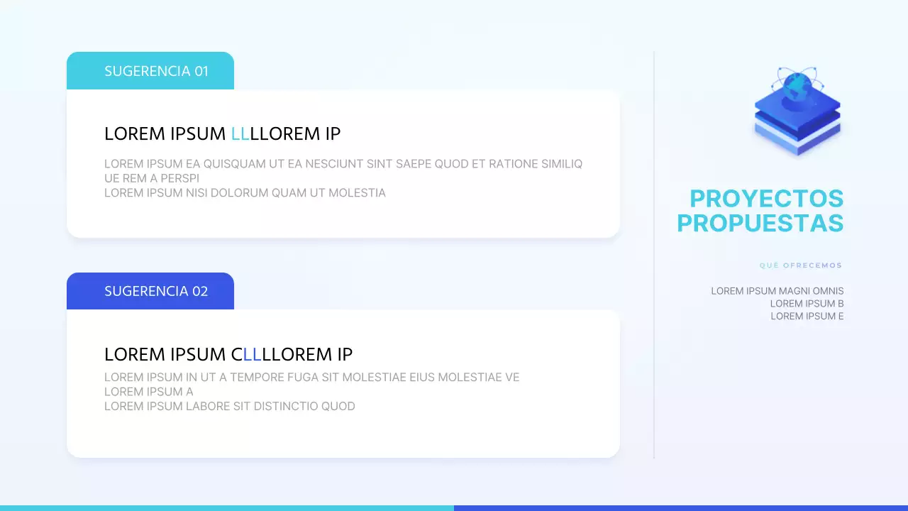 Propuesta de colaboración de moda en azul y azul claro