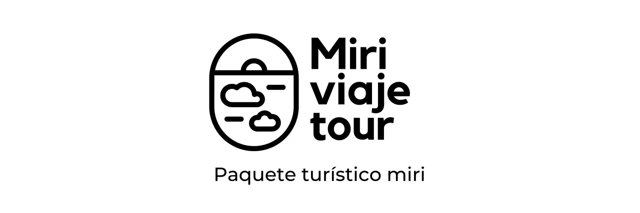 Logotipos de productos turísticos en azul