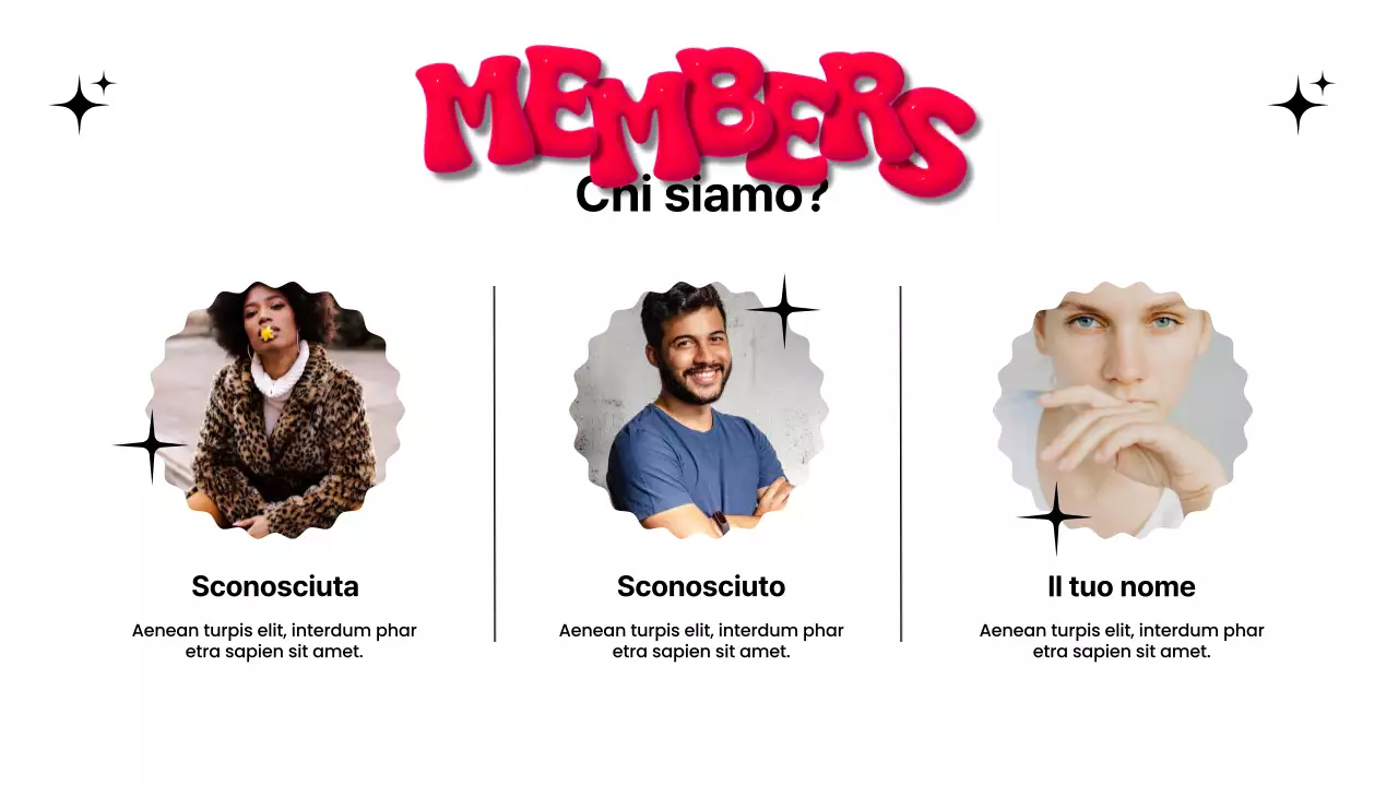 Rapporto di marketing 3D moderno bianco e rosso