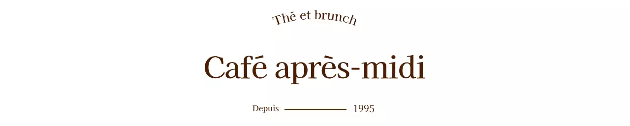 Un café brunch à l'ambiance sentimentale