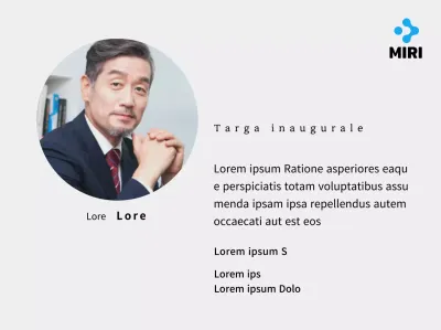 Una targa inaugurale dall'aspetto pulito con il vostro logo aziendale