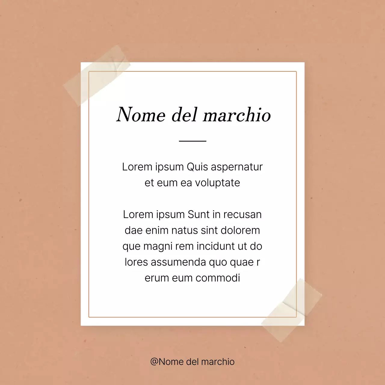 Promuovere un feed di social media marketing di tendenza in rosa e avorio