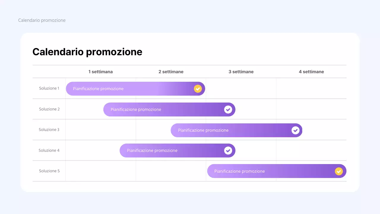 Un semplice brief promozionale con carta fedeltà viola