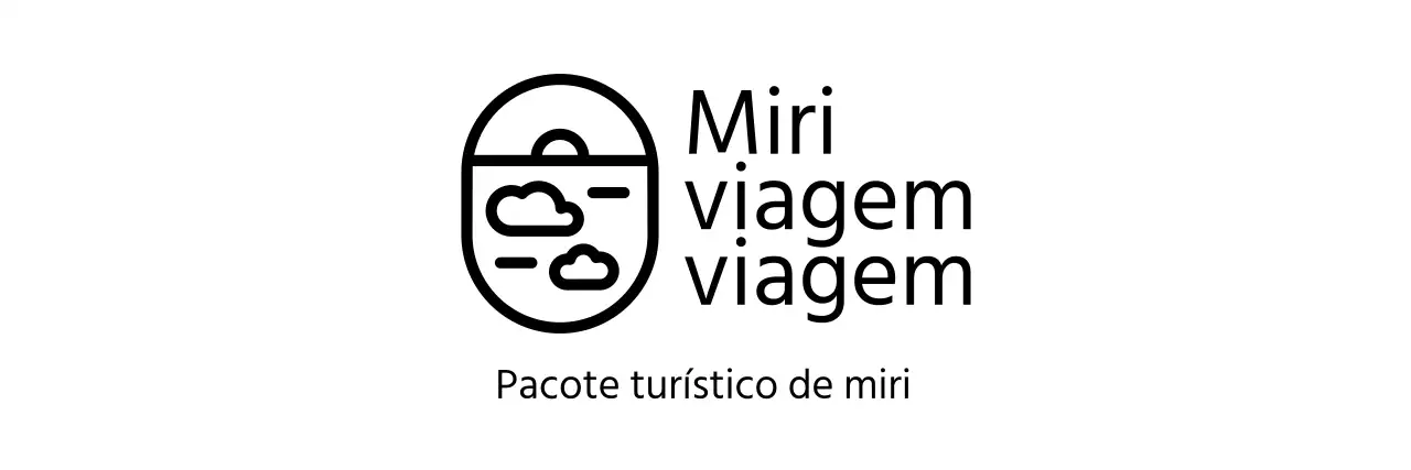 Logótipos de produtos de viagens e turismo em azul