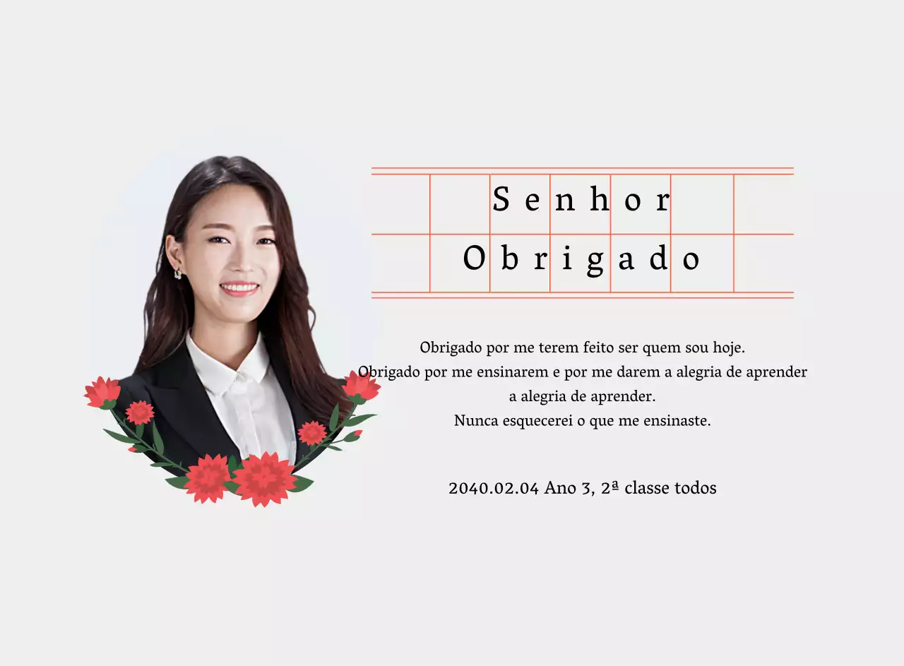 Um toque sentimental no Dia do Professor com papel manuscrito e cravos