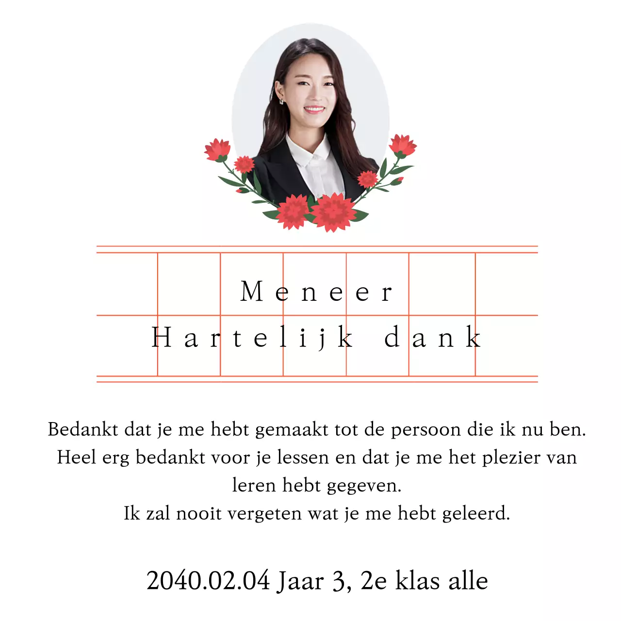 Een sentimentele kijk op lerarendag met manuscriptpapier en anjers