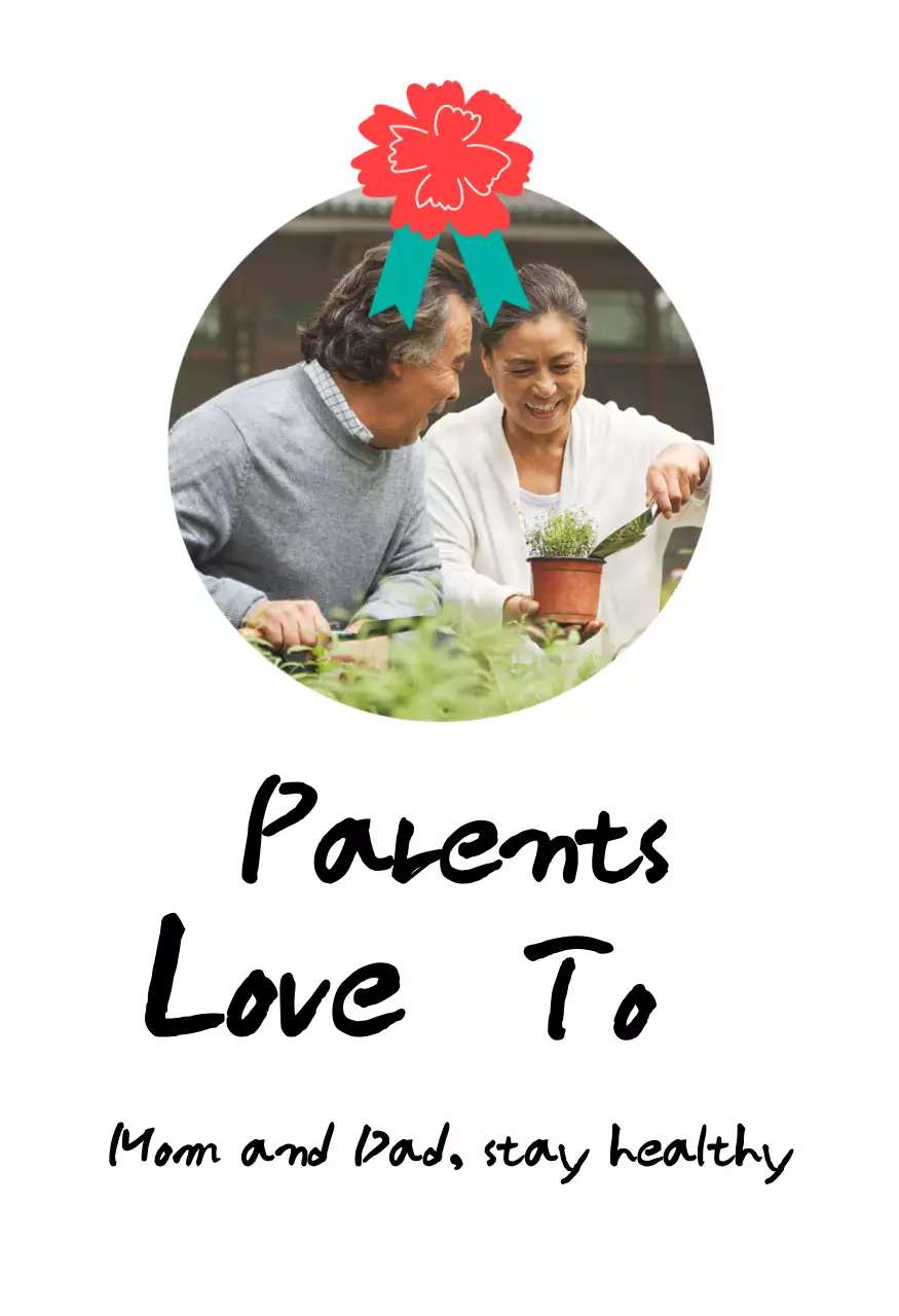 Plakat Hari Ibu yang lucu dengan ilustrasi anyelir dan kaligrafi dengan foto Anda