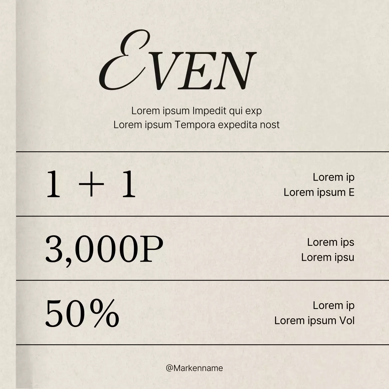 Förderung eines trendigen Social Media Marketing Feeds in Rosa und Elfenbein