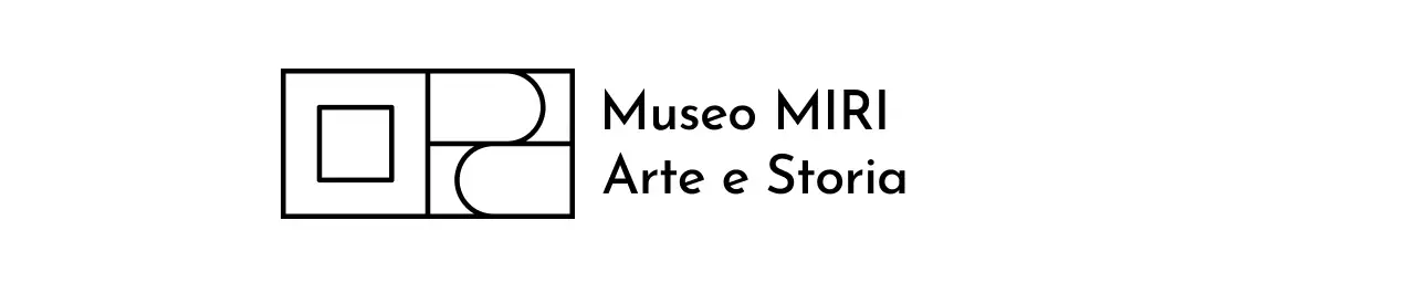 Galleria d'arte con forme geometriche per un tocco artistico