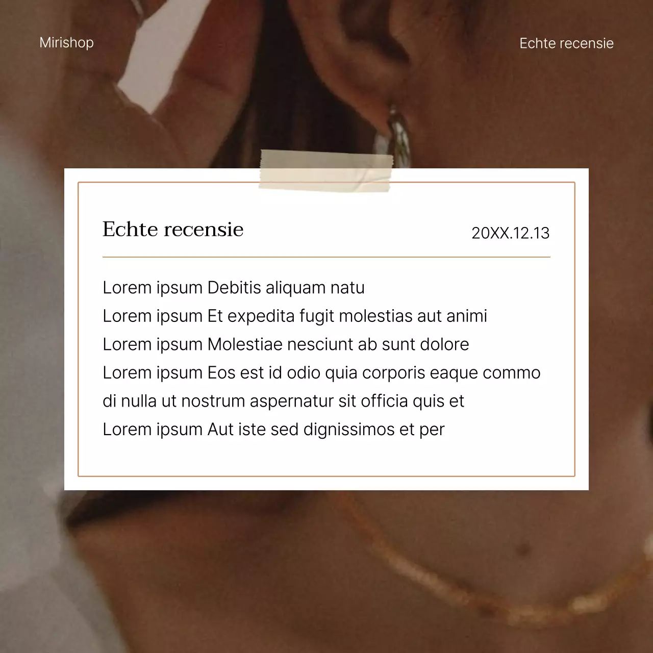 Social media marketing reviews in roze en ivoor promoten