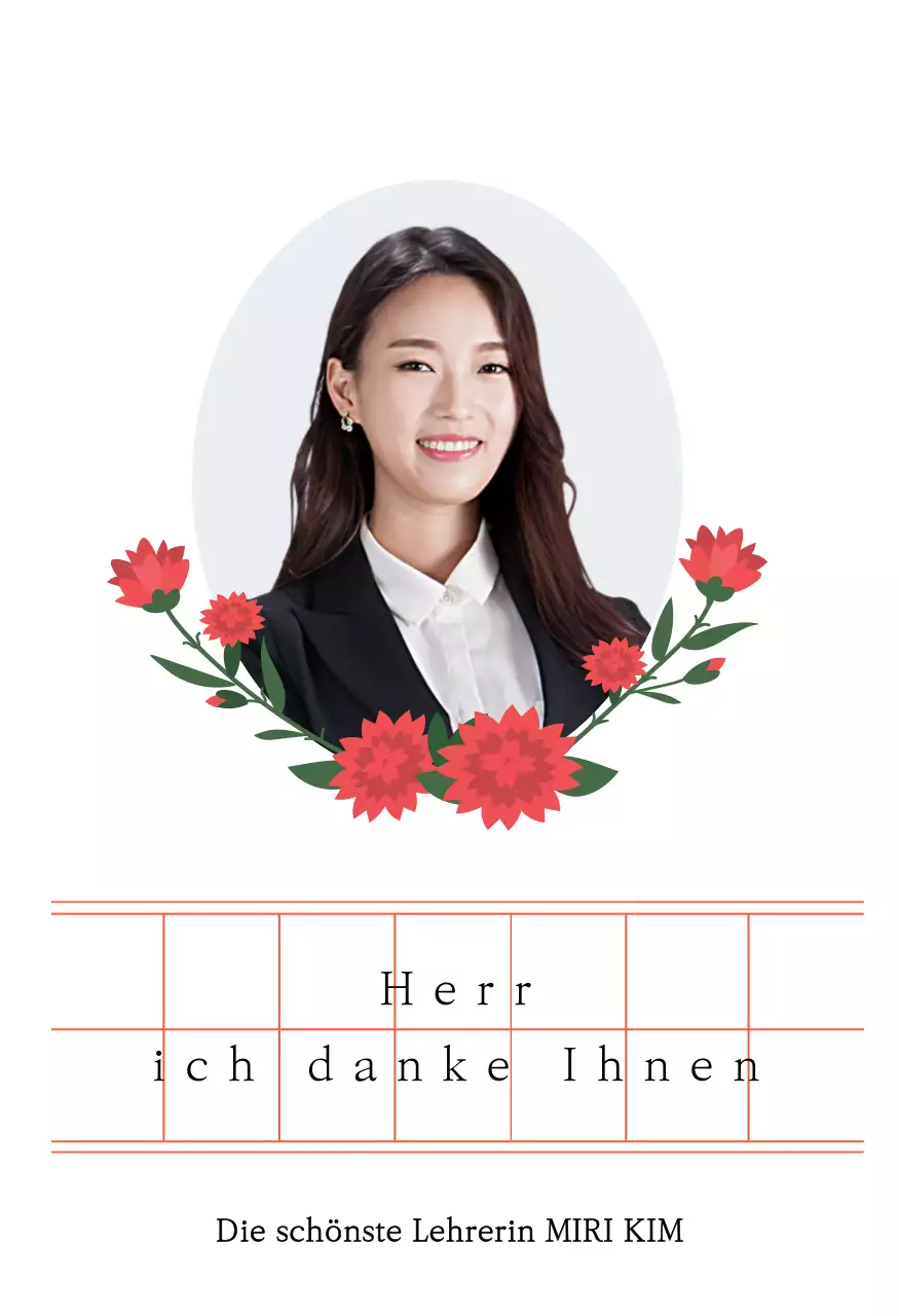 Eine sentimentale Interpretation des Teacher's Day mit handgeschriebenem Papier und Nelken