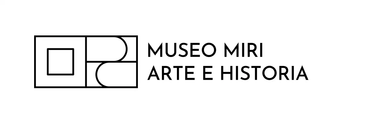 Galería de arte con formas geométricas para una sensación artística