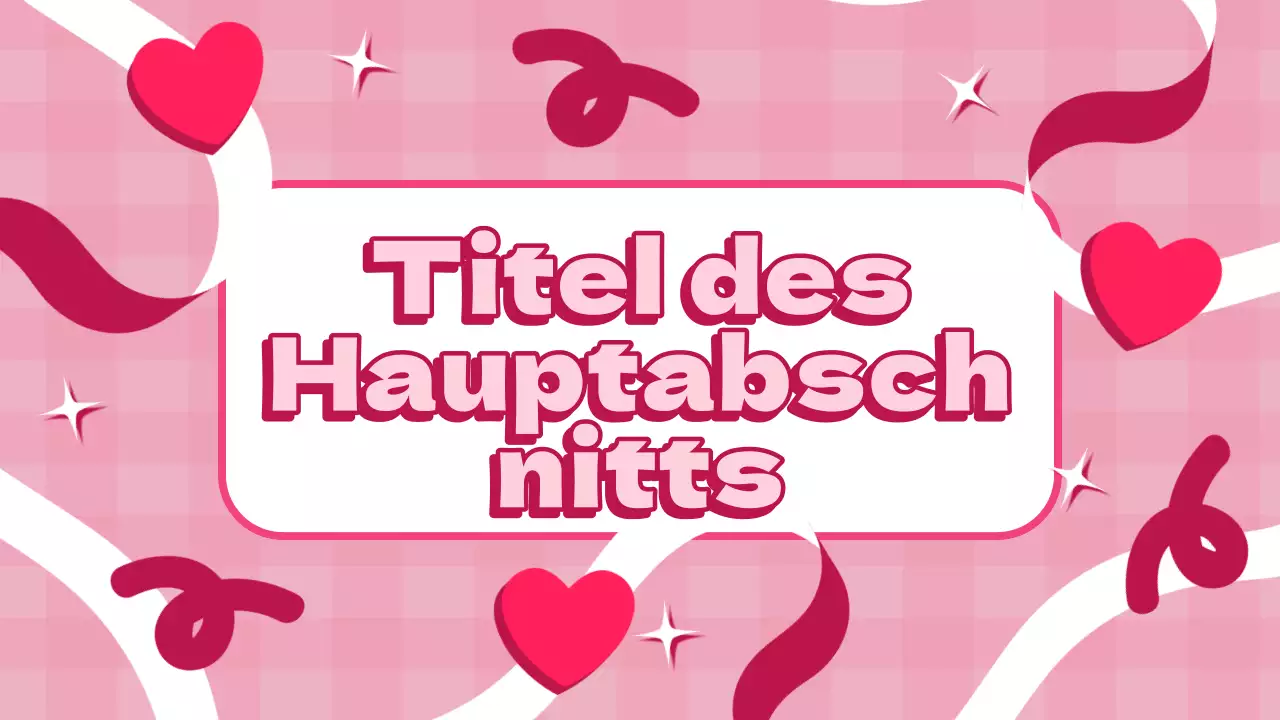 Pink Trendy Coquette Lecture Material