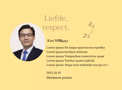 Een statisch, stijlvol Moederdag bedankje met gouden bloemblaadjes en een foto