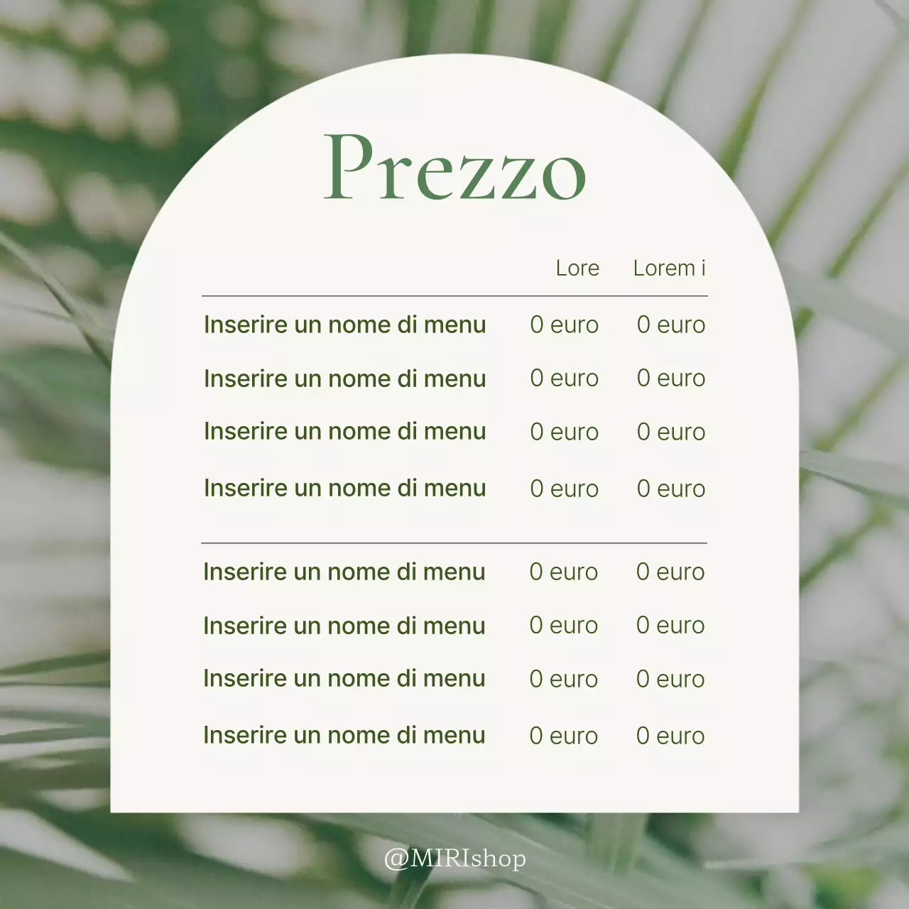 Promuovere un feed di social media marketing moderno e verde