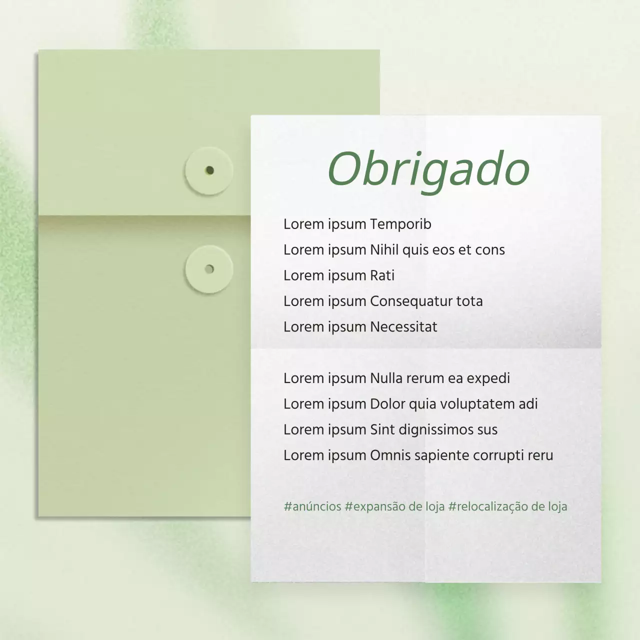 Anúncios de feeds de marketing nas redes sociais ecológicos e modernos