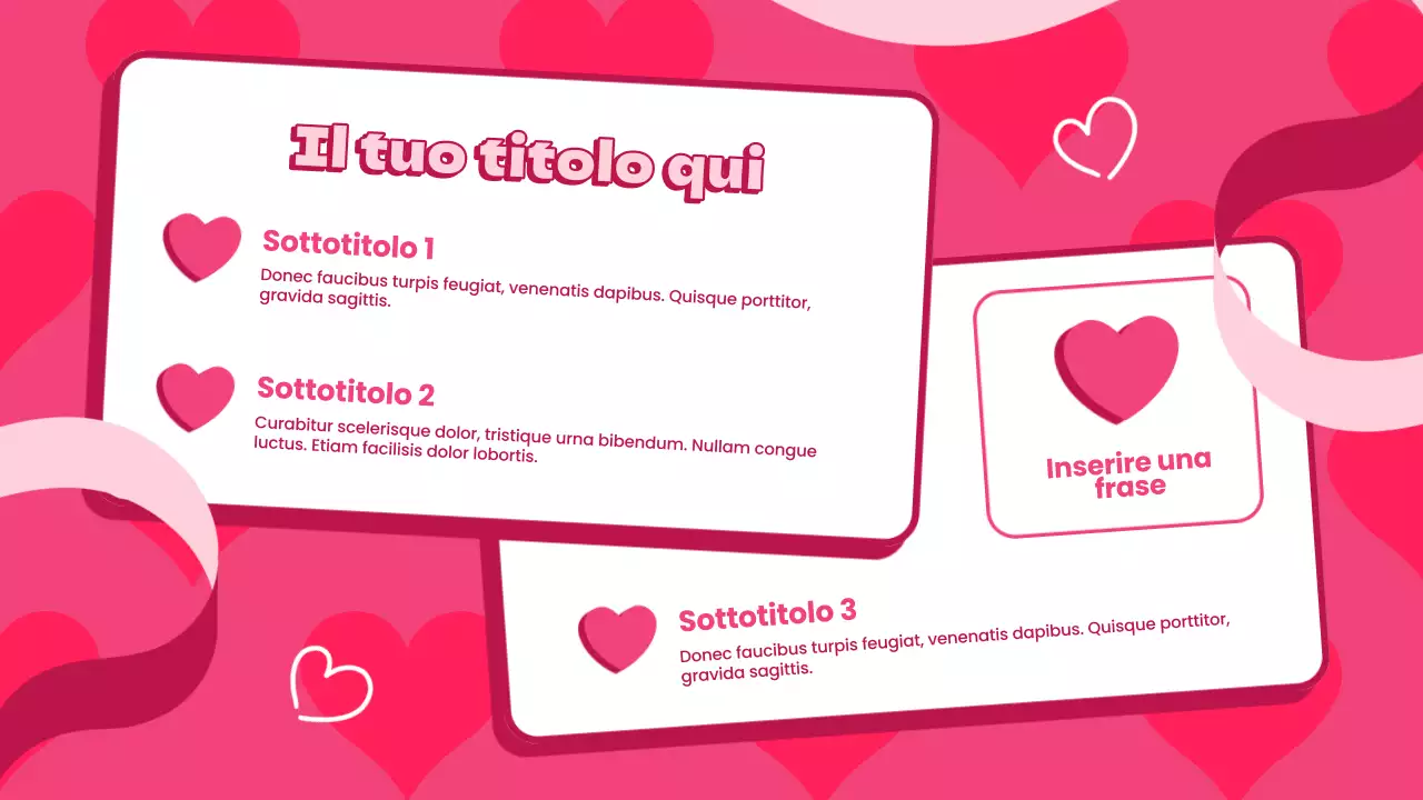 Materiale da conferenza Trendy Coquette rosa