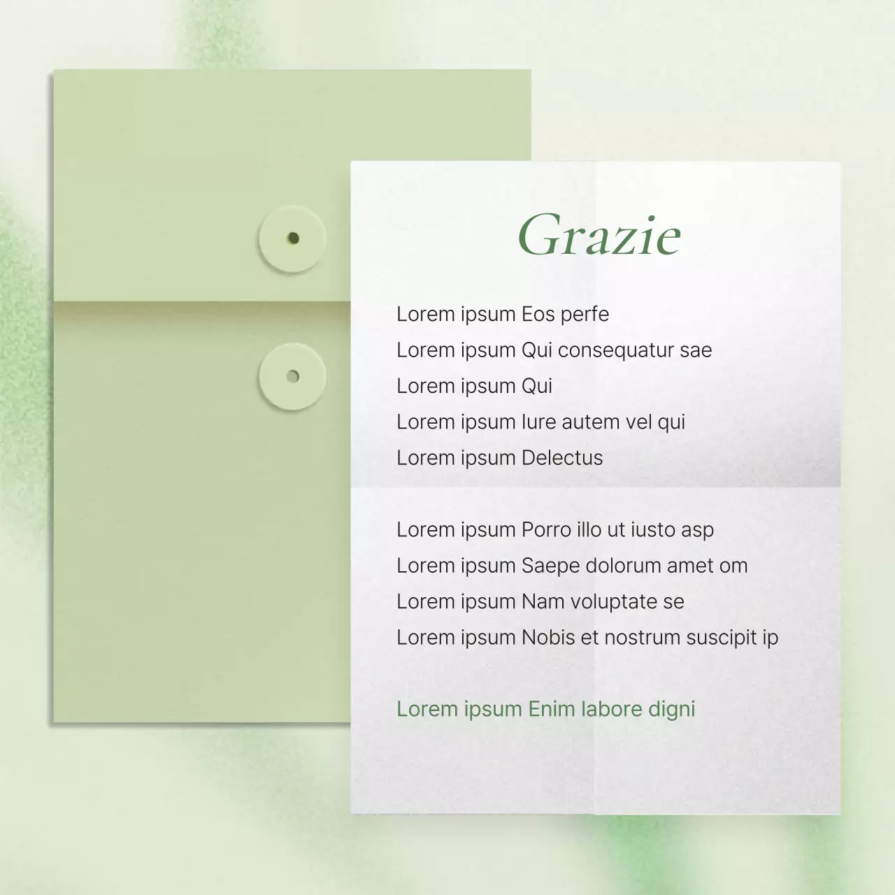 Annunci verdi e moderni di social media marketing