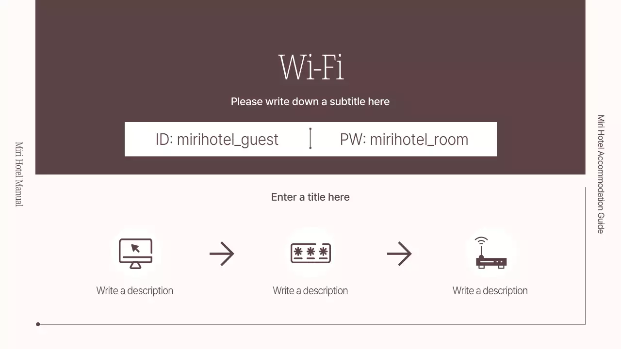 Beige Modern Hotel Guide Presentation