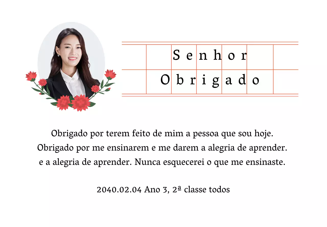 Um toque sentimental no Dia do Professor com papel manuscrito e cravos