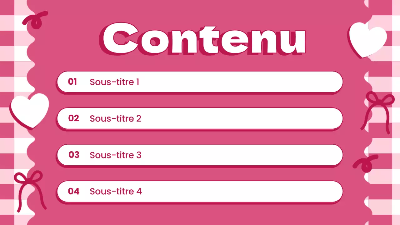 Pink Trendy Coquette Lecture Material