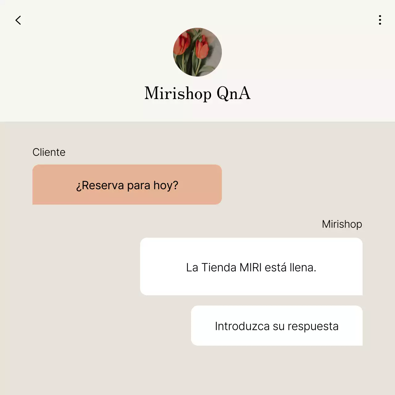 Promocione sus preguntas y respuestas de marketing en redes sociales en rosa y marfil