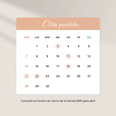 Anunciamos un moderno calendario de marketing en redes sociales en rosa y marfil