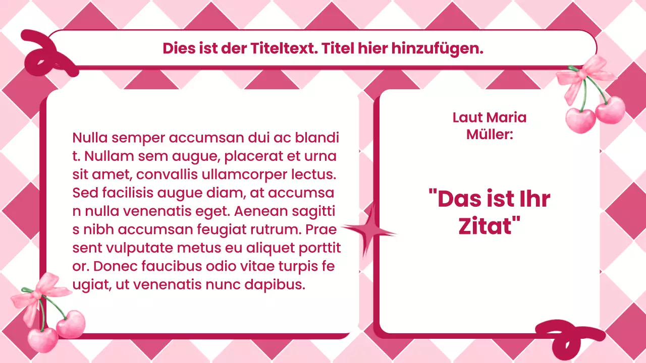 Pink Trendy Coquette Lecture Material