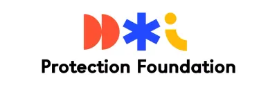 Colorful institutional logos with a variety of shapes