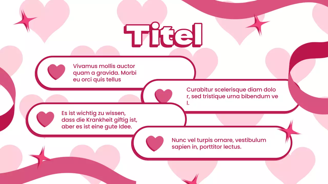 Pink Trendy Coquette Lecture Material