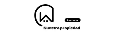 Logotipo de agencia inmobiliaria ecológica y acogedora