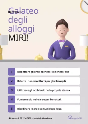 Un promemoria del semplice galateo dell'alloggio a Bora Bora e in Costa d'Avorio