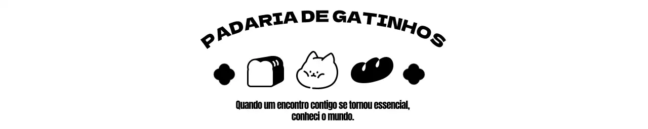 Criar um saco de compras de padaria com uma personagem felina