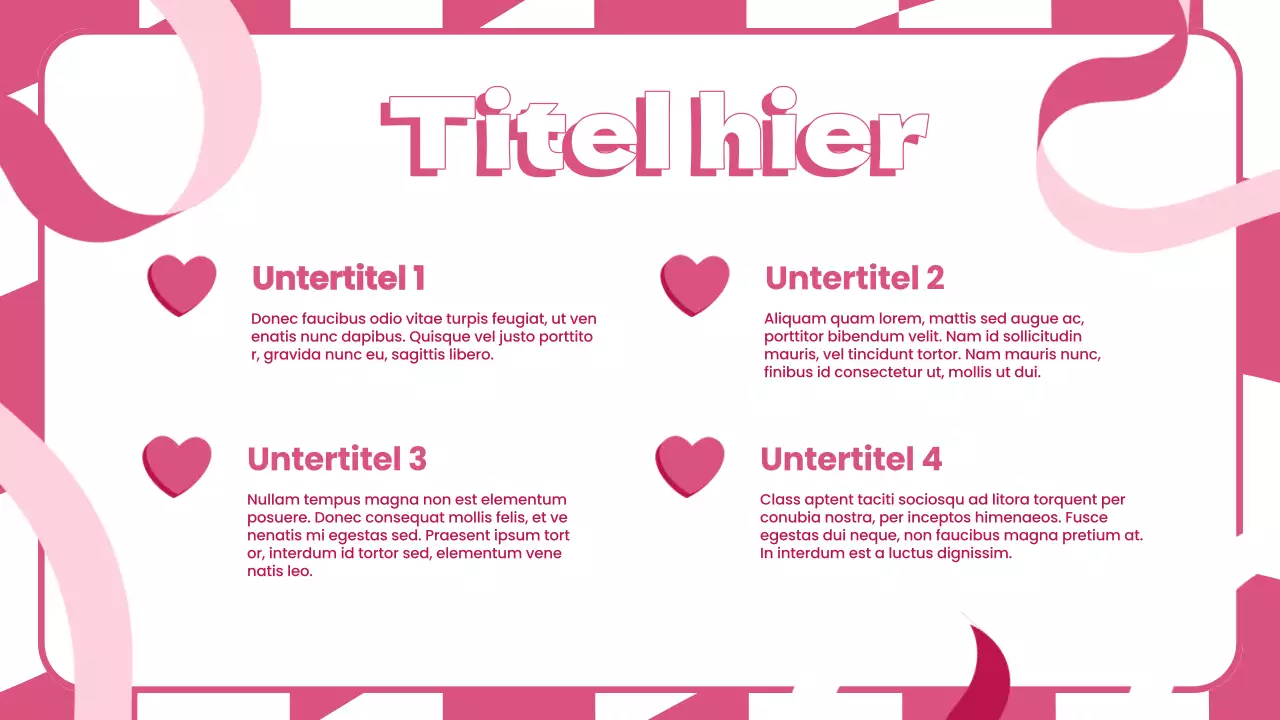 Pink Trendy Coquette Lecture Material