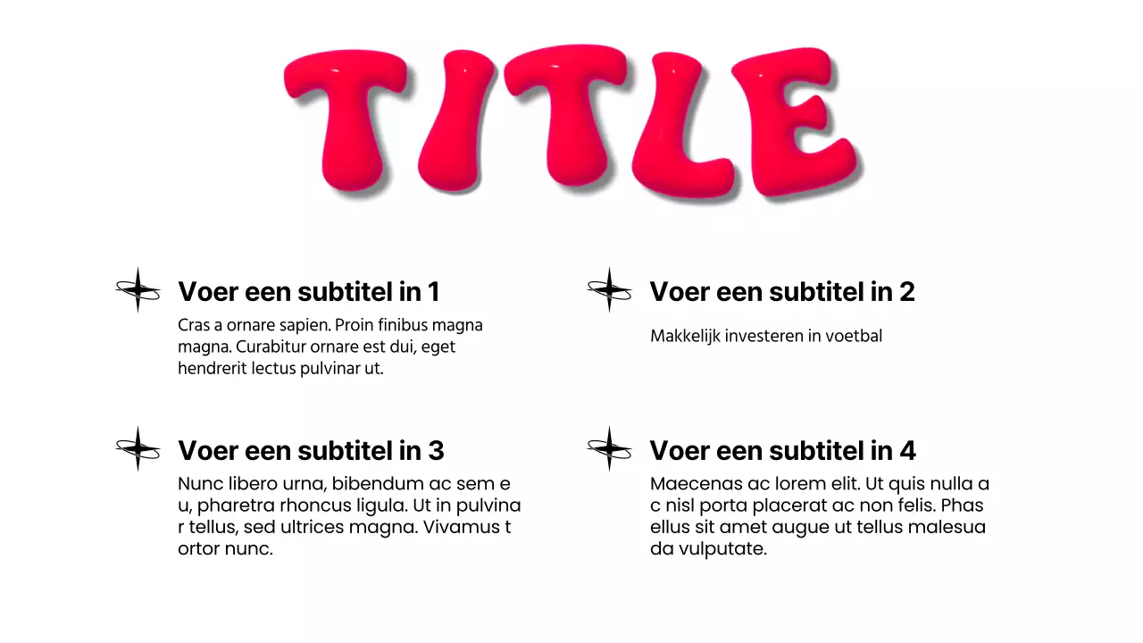 Wit en rood modern 3D marketingrapport