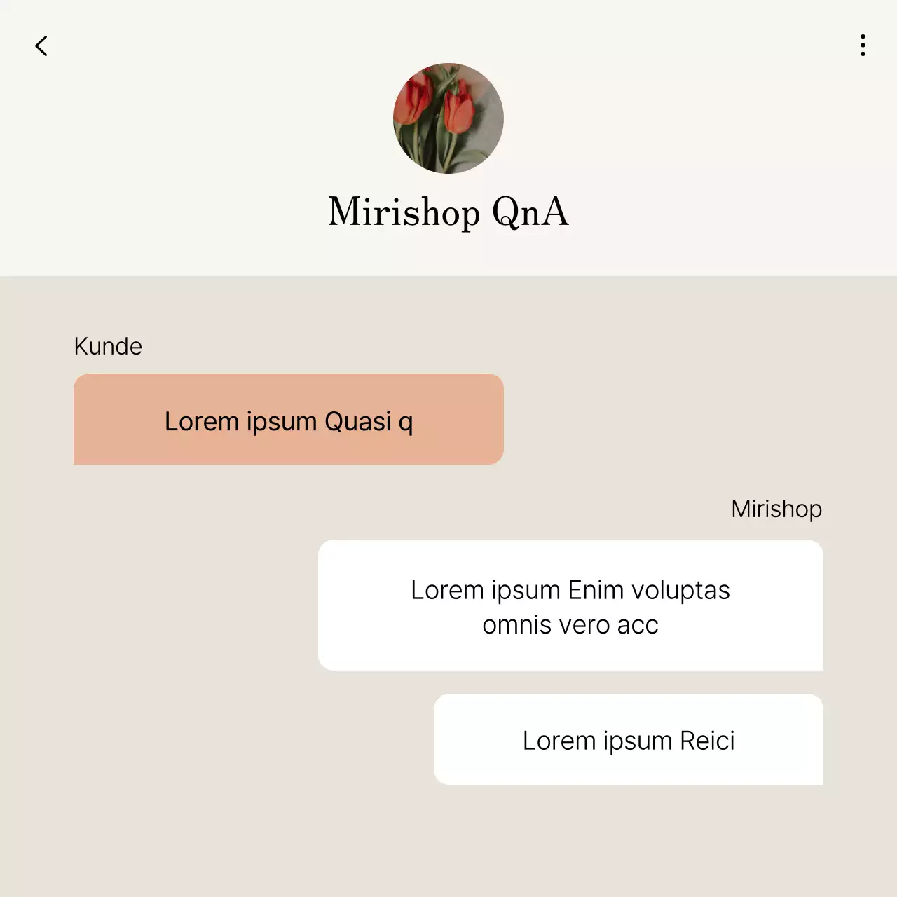Förderung eines trendigen Social Media Marketing Feeds in Rosa und Elfenbein
