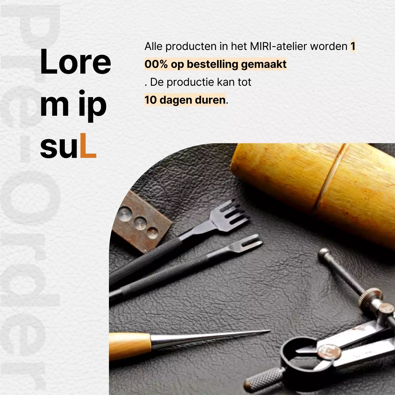 Promoot een moderne leerwerkplaats met oranje accenten