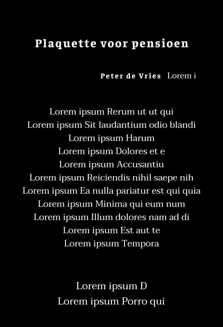 Ontwerp een pensioenfeest met decoratieve randen en foto's voor een georganiseerde sfeer