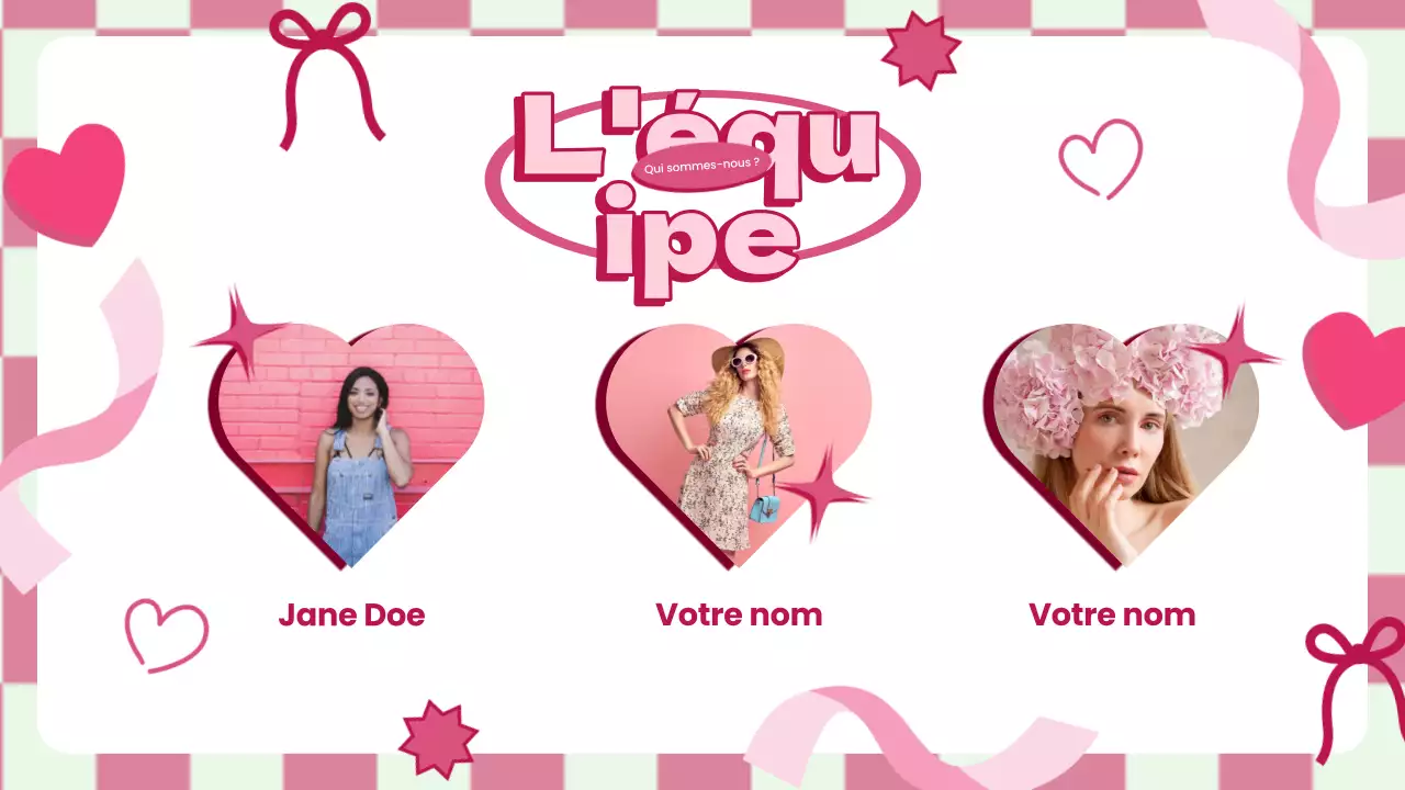 Pink Trendy Coquette Lecture Material