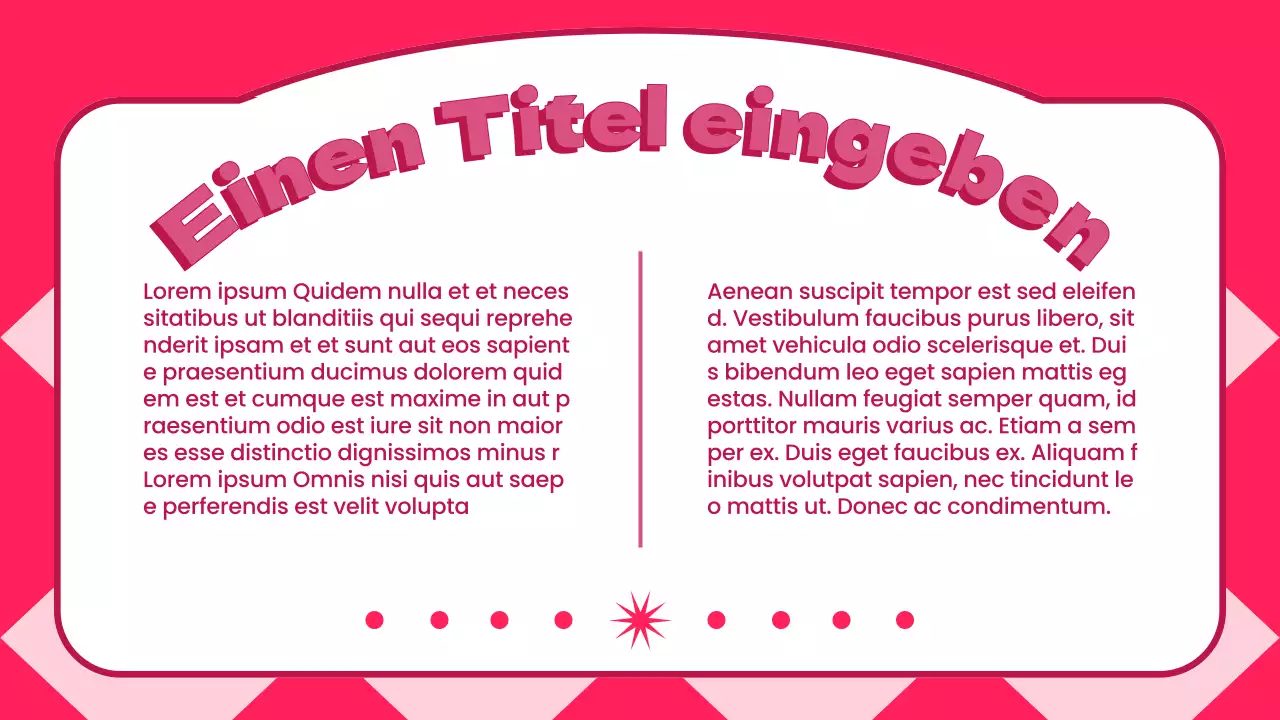 Pink Trendy Coquette Lecture Material